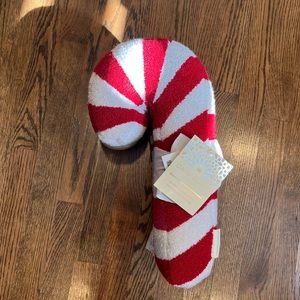 Cynthia Rowley Red Candy Cane Pillows Bundle Of 2